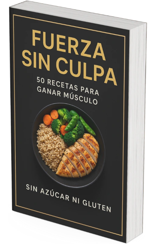 <p>🎁 REGALO 4 / Fuerza Sin Culpa<br>Recetas&nbsp; altas en proteína, sin gluten y sin azúcar.&nbsp;</p>