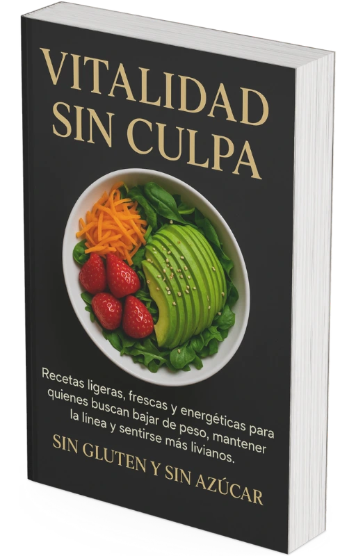 <p>🎁 REGALO 5 / Vitalidad sin Culpa<br>Recetas ligeras para controlar el peso.</p>